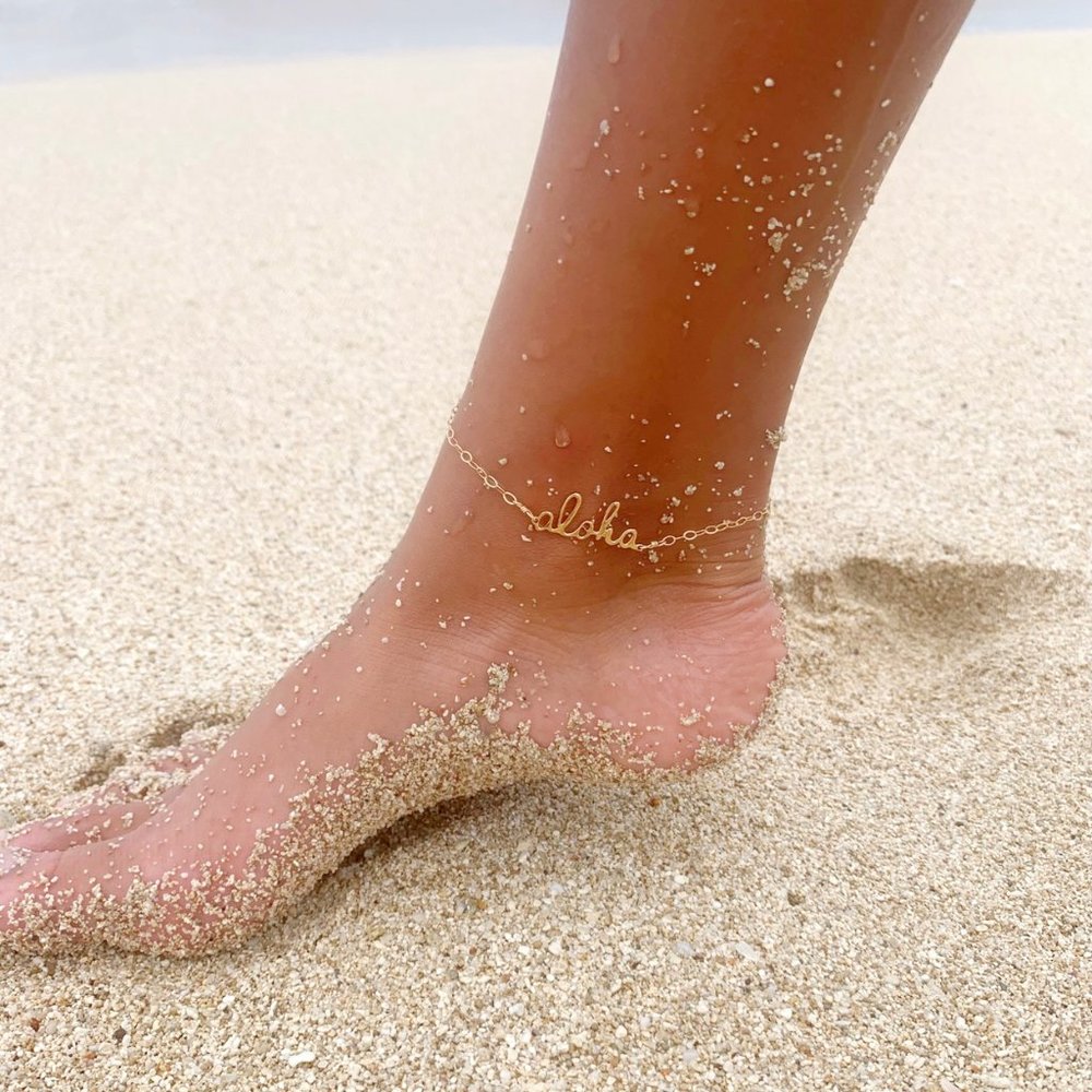 Simply Aloha Chain Anklet